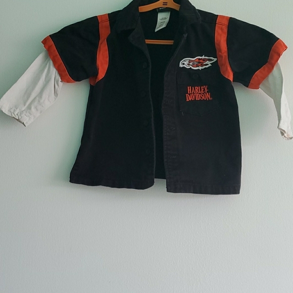 Authentic, Toddler Harley Davidson Shirt - Picture 1 of 2